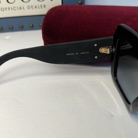 New - Authentic Gucci sunglasses Urban GG0102S 001 - Picture 9 of 9